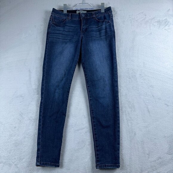 Wit & Wisdom Skinny Jeans Women's Size 6 Five Design Pockets Blue Mid Rise - Picture 1 of 12